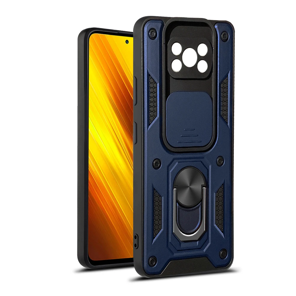 slide camera shockproof armor case for xiaomi mi pocophone poko pocco little pocox3 poco x3 x3pro 3x x 3 pro nfc nfs coque funda