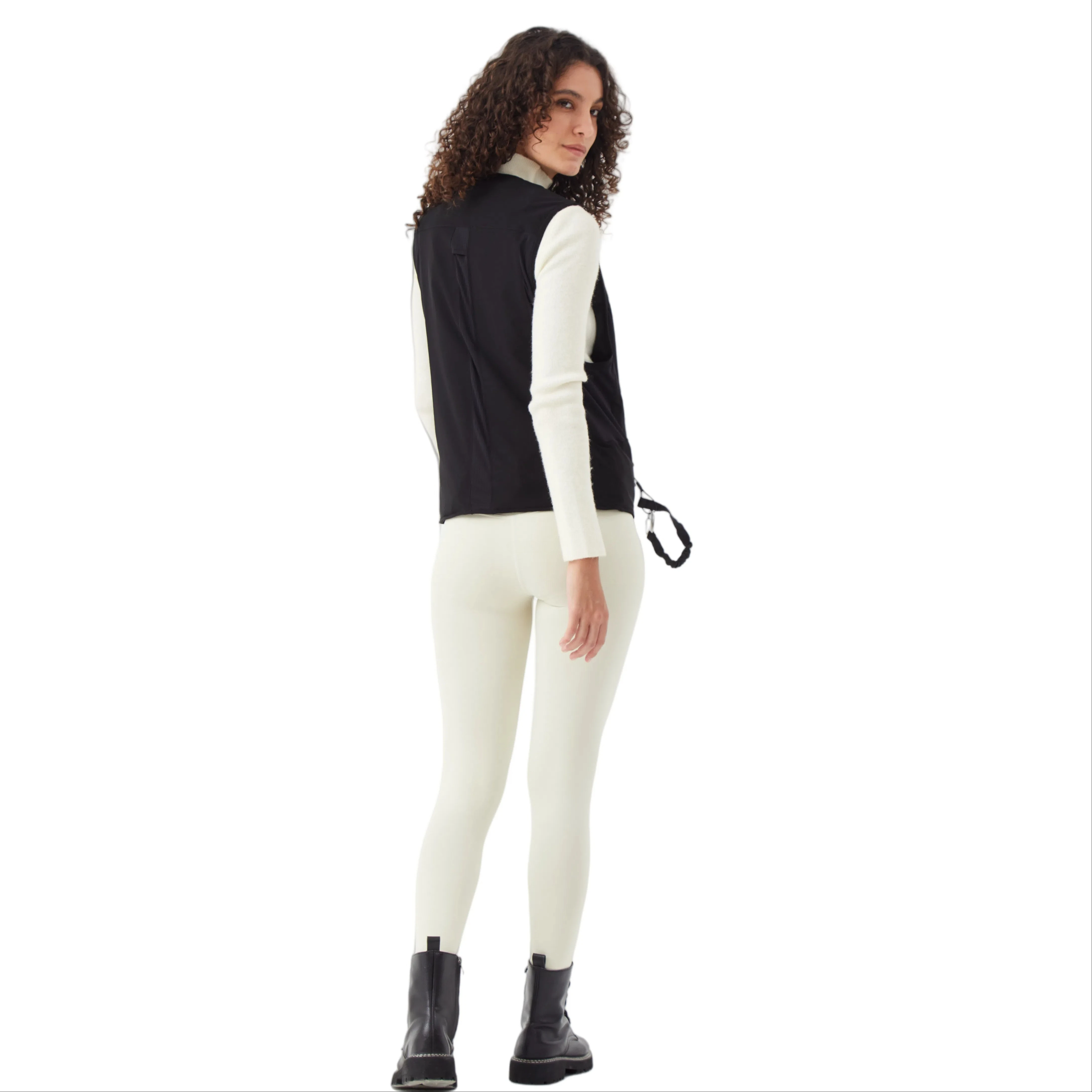 Equestrian riding airbag vest