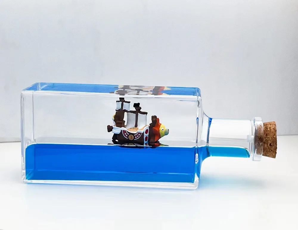 تيتانيك لا يغرق زجاجة فنية سائلة سفينة سياحية ديكور سطح المكتب فريد من نوعه قابل للجمع عرض المنزل مكتب هدية عيد ميلاد إبداعية #4