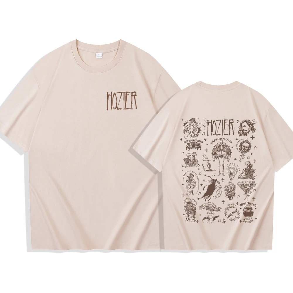 Hozier Unisex O-Neck Camisa, Hozier Música Álbum, Merch Presente, Fan