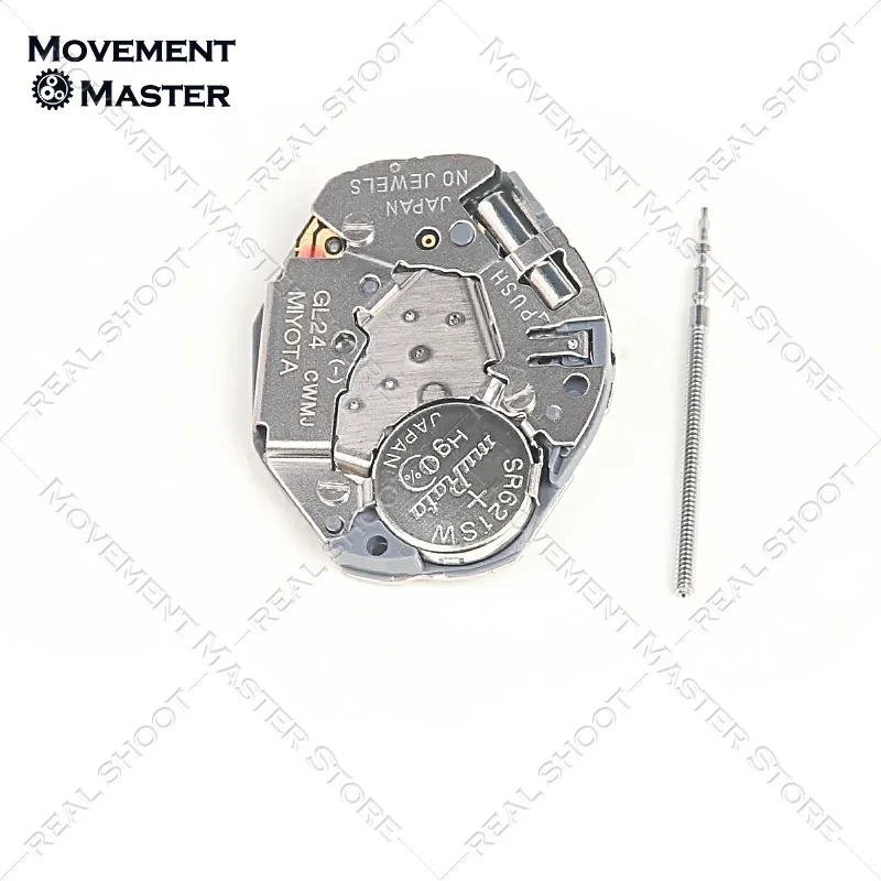 Nuovo movimento MIYOTA GL24 2 mani sostituisce le parti del movimento dell'orologio con movimento al quarzo GL26