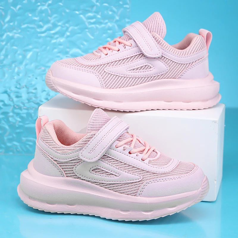 

Children Shoes Girls Sneaker Pink Thick Sole Korea Style Kids Casual Sneaker School Running Sports Shoes for Girl