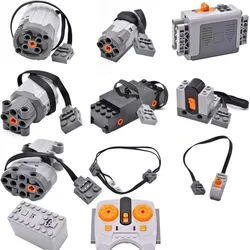 Technical Motor Parts Multi Power Functions 8293 8883 Tool Servo Train Motor PF Model Sets Building Blocks Compatible