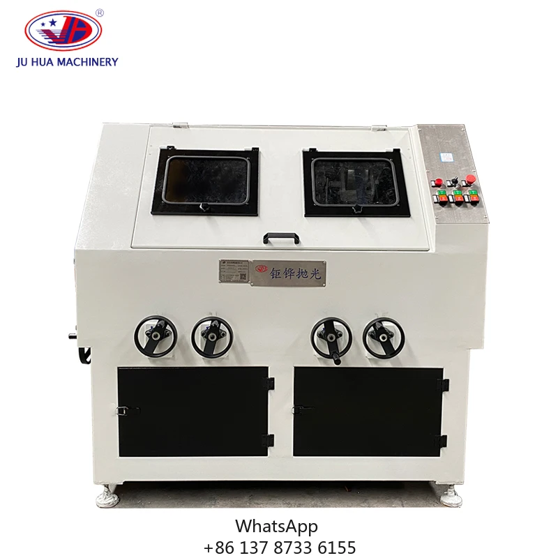 JUHUA Customized Round Pipe Polishing Machine Stainless Steel Polisher With Engine Automatic Surface Treatment Equipment