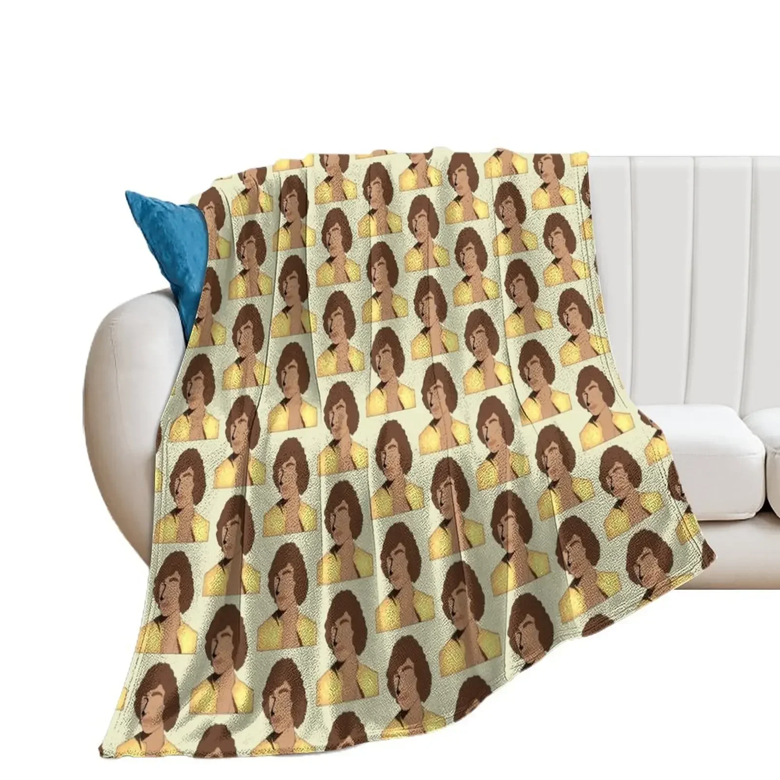 

Gold Josh Kiszka Throw Blanket Baby valentine gift ideas Luxury Designer Designers Blankets