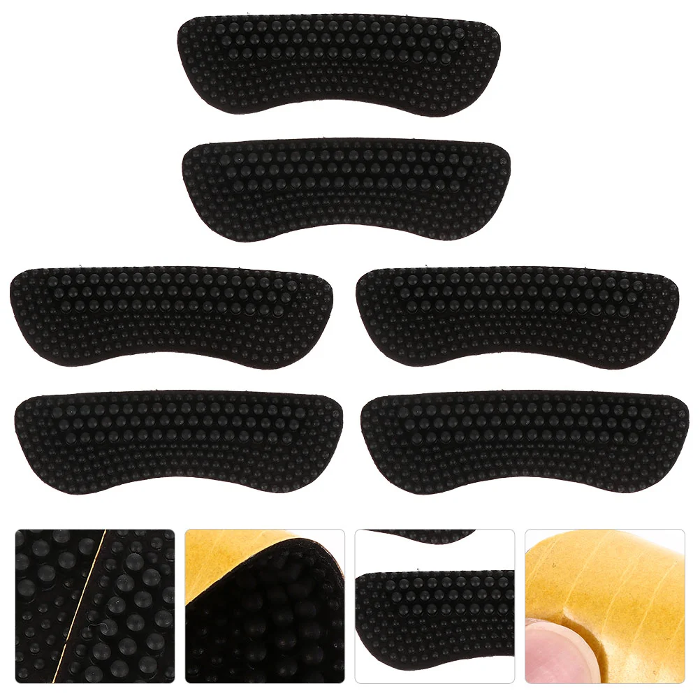 

3 Pairs Silicone Heel Posts Insole Insoles Pedicure Tub for Feet Pain Relief Patch Foot 4D Liner Protector Sticker Miss Blister