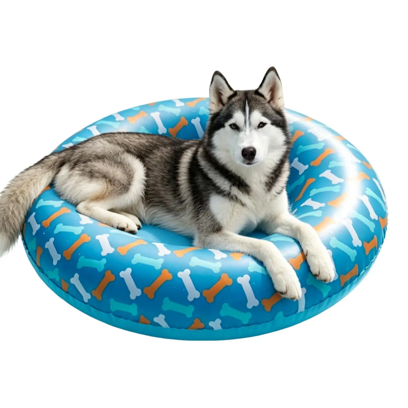 Dog Swimming Float Cooling Dog Pet Float PVC Pet Floating Raft Pool Dog Pool Float Leak-Proof Inflatable Anti-Slip For Dog