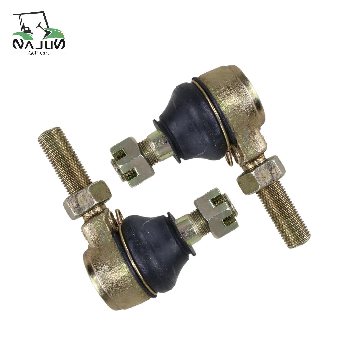 Golf Cart Parts Golf Cart Steering Tie Rod End Outer M12x1.25 Pair Standard and Reverse Thread for Eagle Lanqing Marshell