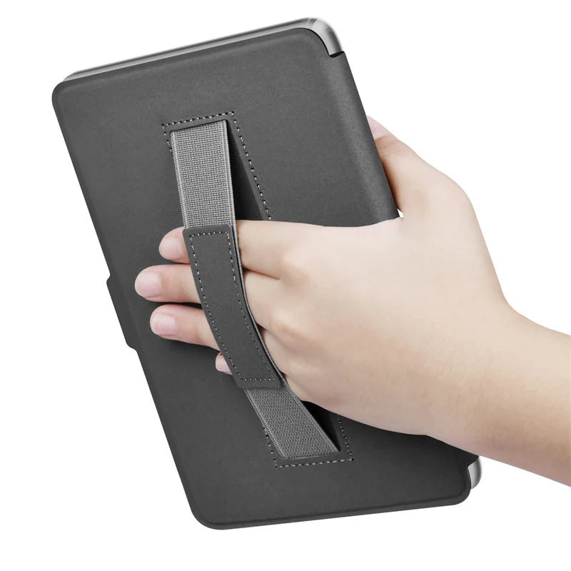 For Kobo Clara BW Case Clara Colour / Clara 2E 6'' Auto Sleep HandStrap Magnetic Cover Transparent Acrylic Case Ebook Funda