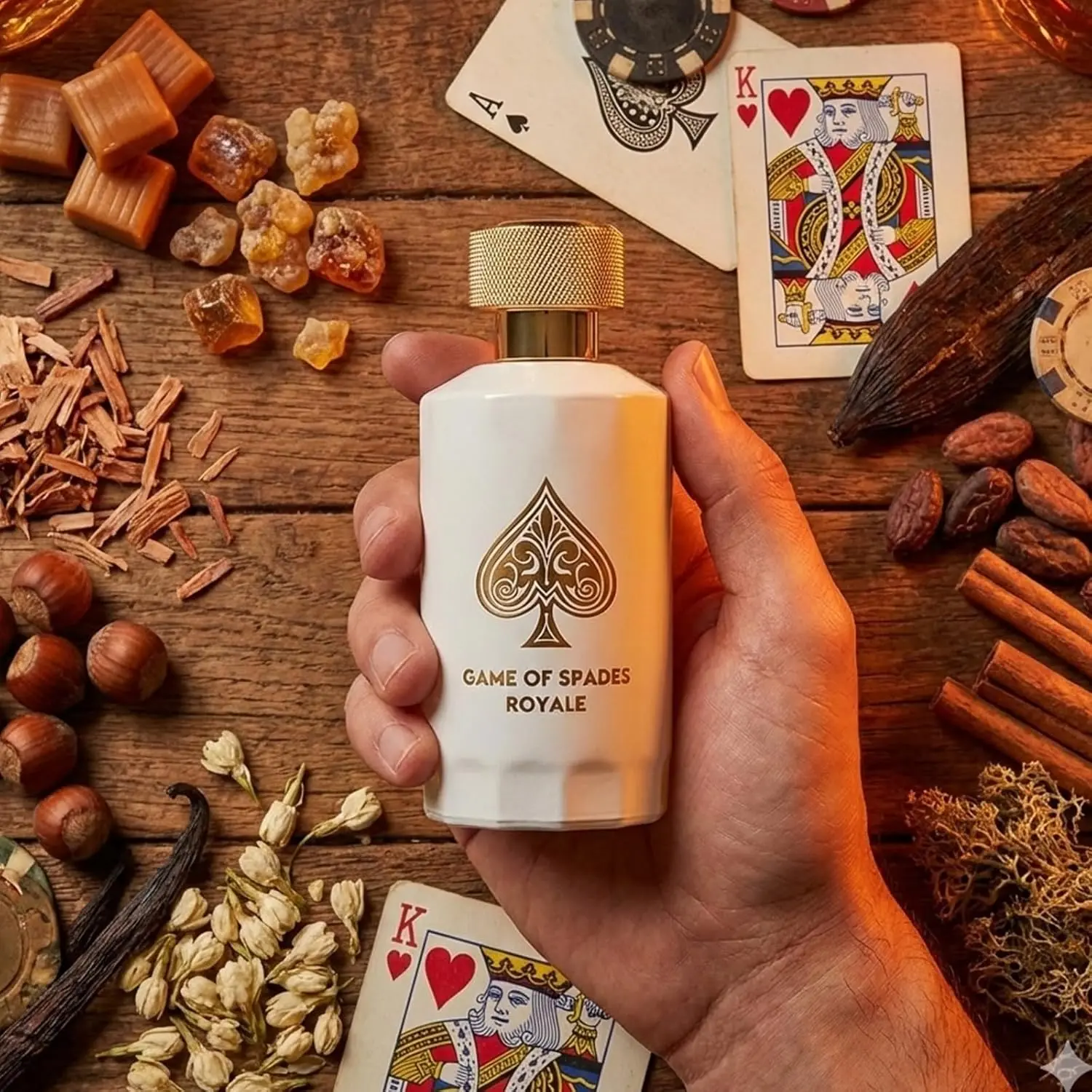 New Arrival Jo Milano Game Of Spades Royale Parfum 100ml 3.4oz White Box Perfume Oriental Amber Vanilla Long Lasting Fragrance Men Women Labor Day Halloween Thanksgiving Black Friday Cyber Monday Christmas Gift Idea Best Seller Fast US Shipping Spray view 5