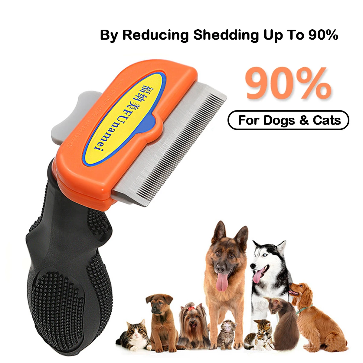 Pet hair Removal Comb Dog Comb hair Removal Brush Dog Accessories Pet hair Grooming Tool Puppy hair Shedding Combs Dog Brush