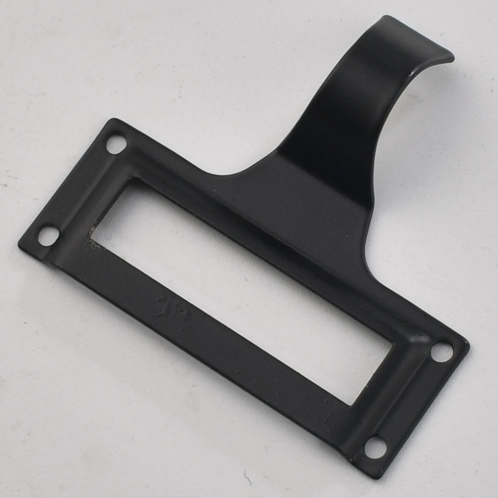 Cross-border simple business card holder, label frame, iron drawer cabinet, display case, black label handle, ears.