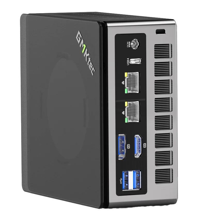 GMKtec K8 Plus Ryzen 7 8845HS Mini PC Windows11 Pro DDR5 128GB 5600MT/s PCIe4.0 4TB NVMe SSD WiFi6 BT5.2 Desktop Gaming Computer