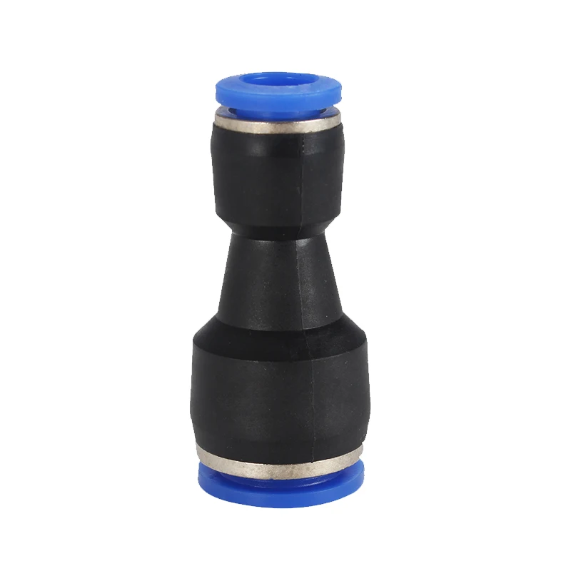 

100pcs PG12-6 Unequal Diameter Air Tube Fitting Straight Union,One Touch Push In Pneumatic Connectors