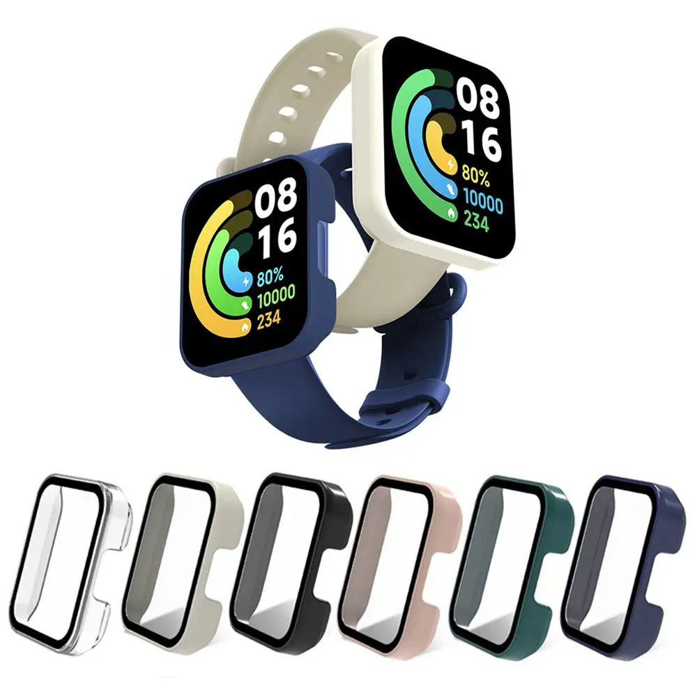 

New Shell Tempered Screen Protector Case Cover Protective Hard PC For Redmi Watch 2 Lite