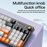 Smailwolf SK15 Mechanical Keyboard 95-Key Full Key Hot Swap Gasket Muffler Structure RGB Lighting Effects for Laptops