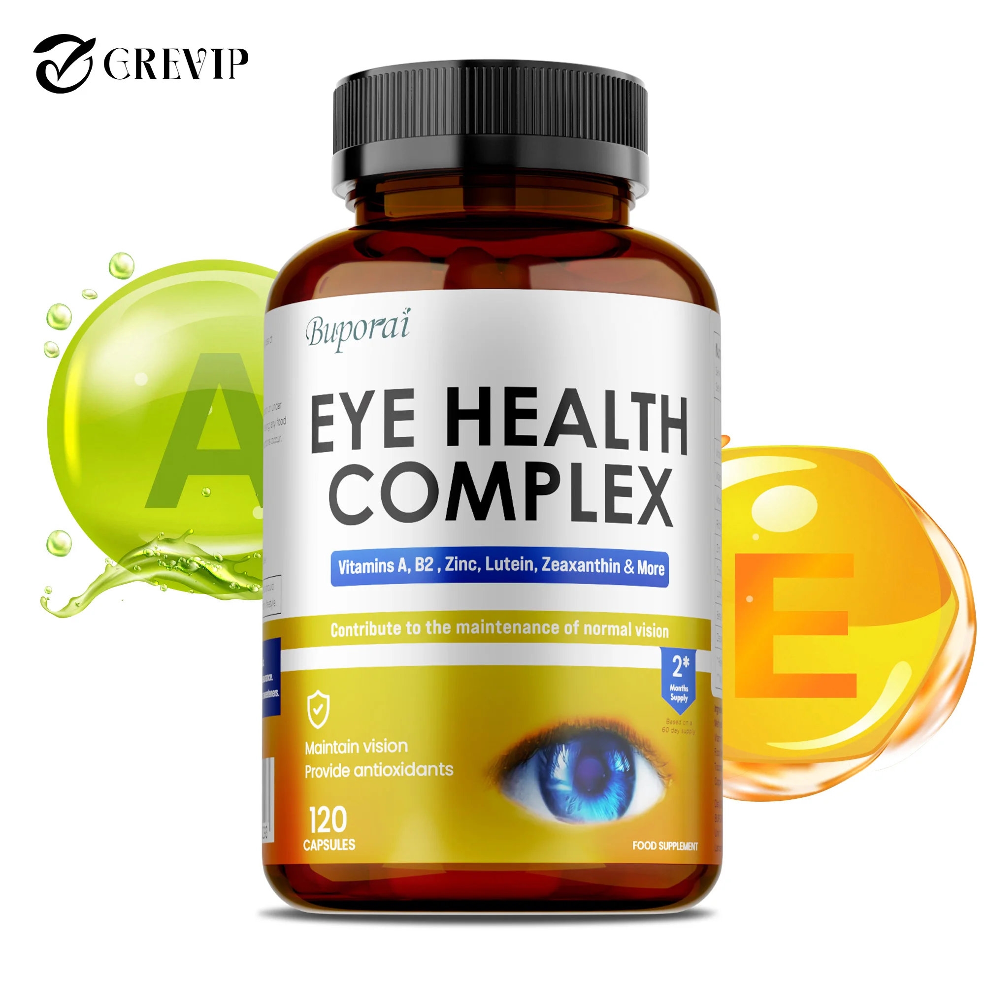 Eye Health Complex - Supports Heart, Eye and Joint Health, Reduce Fatigue and Dry Eyes, Improve Visual Function, Antioxidant