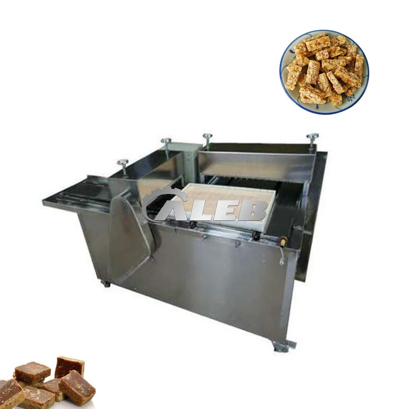 Máquina cortadora de azúcar taffy de turrón de maní y caramelo fácil de operar