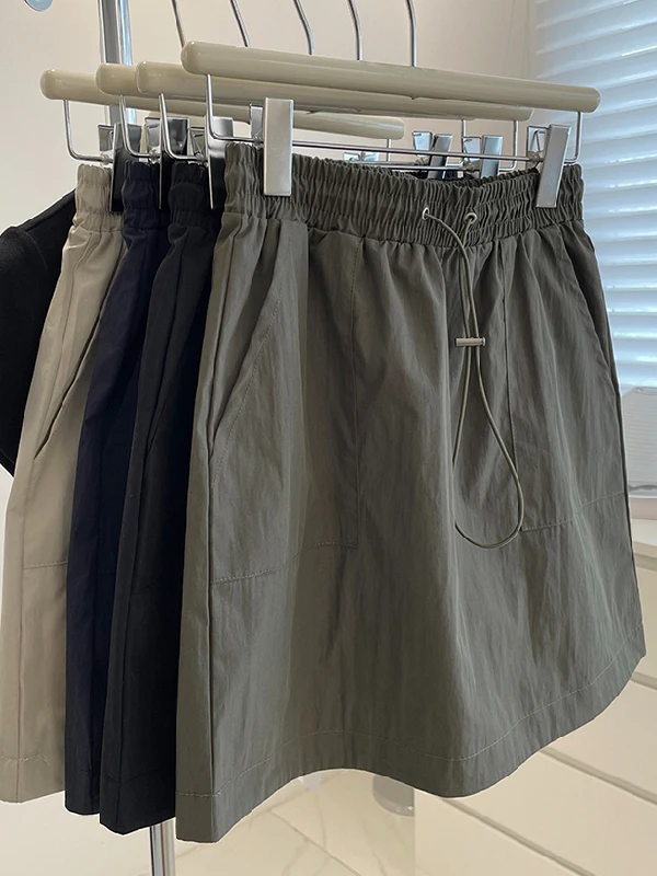 

plus Size Women's Workwear Skirt High Waist A-Line Half Body Skirt Pants Anti-Light Loose Waist Special Large Size