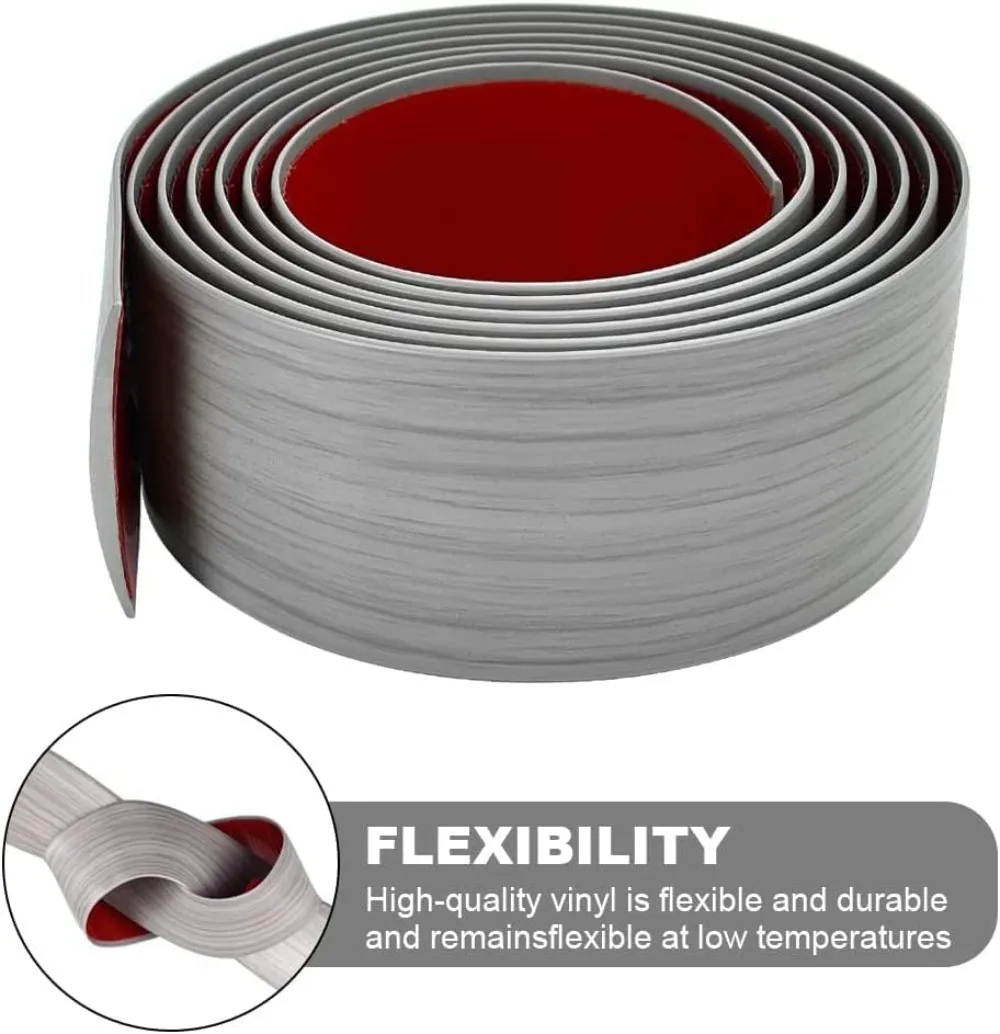1PC 1M Wooden Floor Transition Strip Edge Banding Floor Joints PVC Abrasion Resistant Universal Edge Banding Threshold Strip