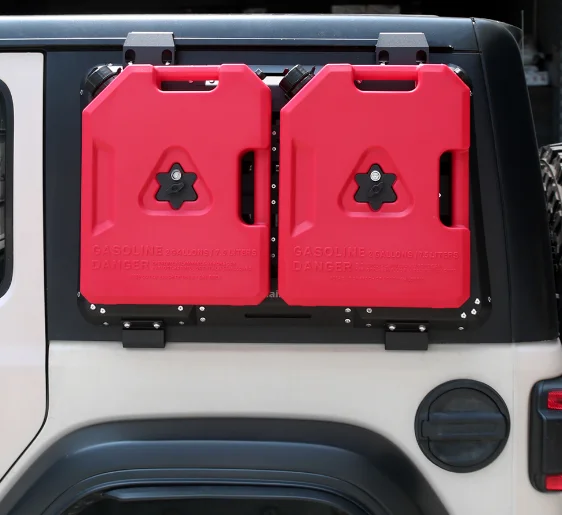 Nuevo JL 4 puertas 15L puerta agua tanque de aceite rojo para JL Jeep para wrangler 2018 + necesidad de viaje/acampar J9059