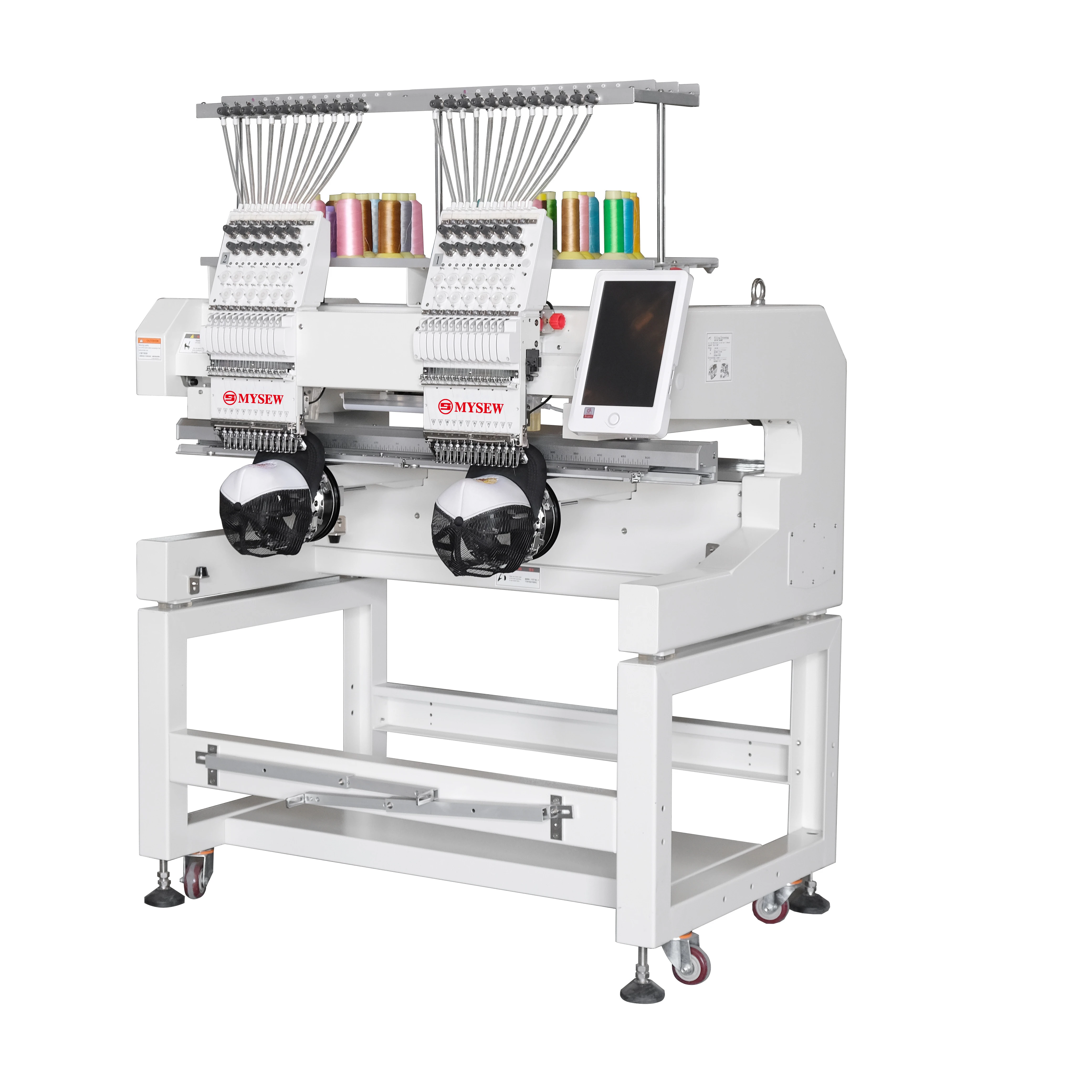 

MYSEW MJS1202 12 Needle Double Head Commercial Sample Making Computer Fully Automatic Computerized Industrial Embroidery Machine