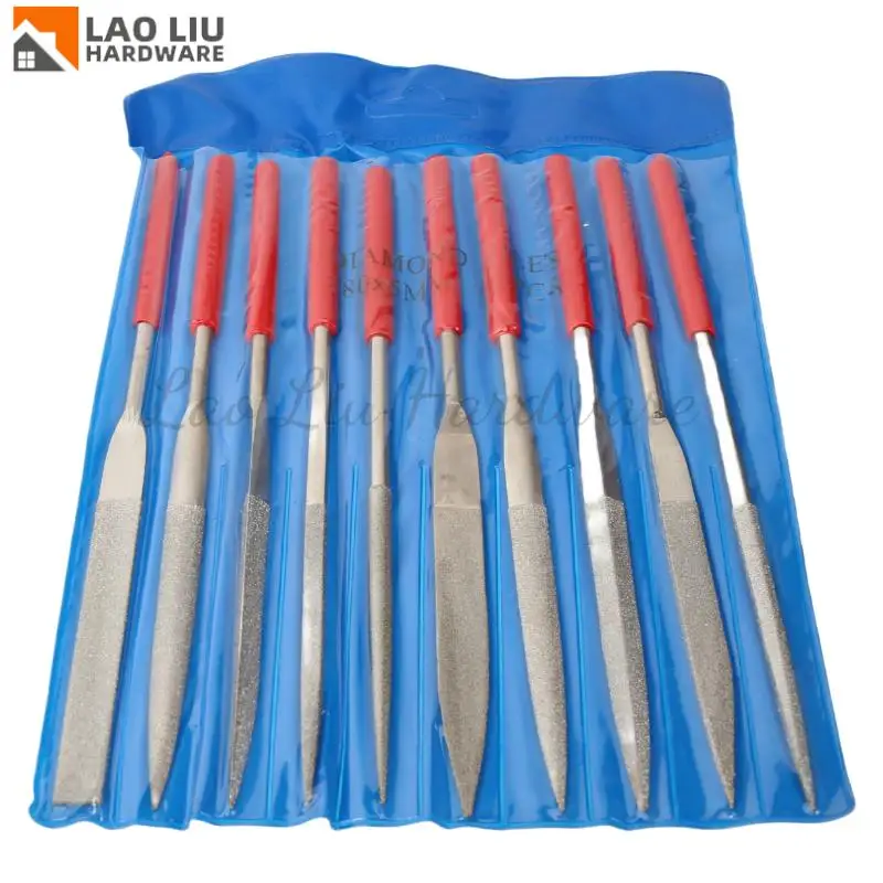 

10Pcs Diamond Needle File Set For Jewelry Metal Wood Ceramic Glass Stone Craft Sharping Working Hand Carving Tool
