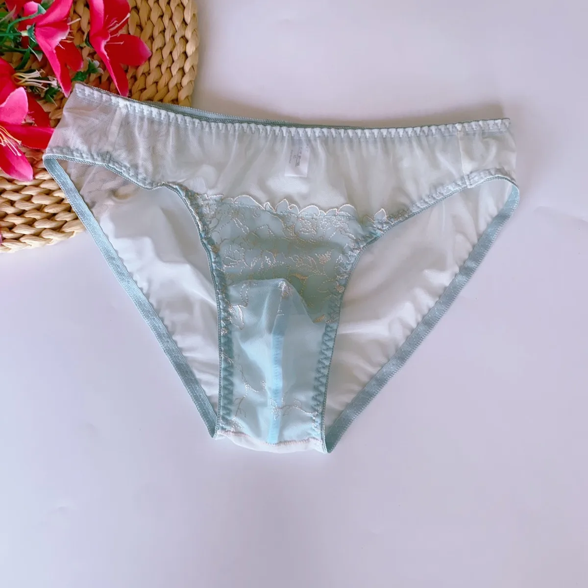 Man's Pink Lace Briefs - view 2