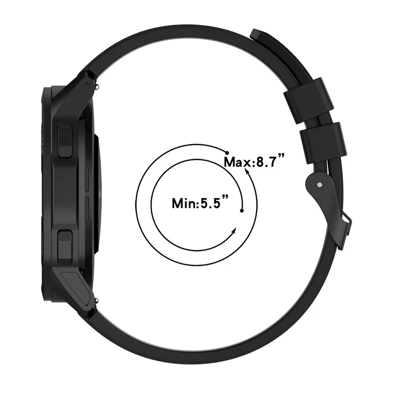 22mm Silicone Strap For New C20 Pro SmartWatch Bracelet For Zeblaze Btalk 3 Plus 3Pro/Vibe 7 7 Pro 7Lite Ares GTR GTS 3 Pro Band