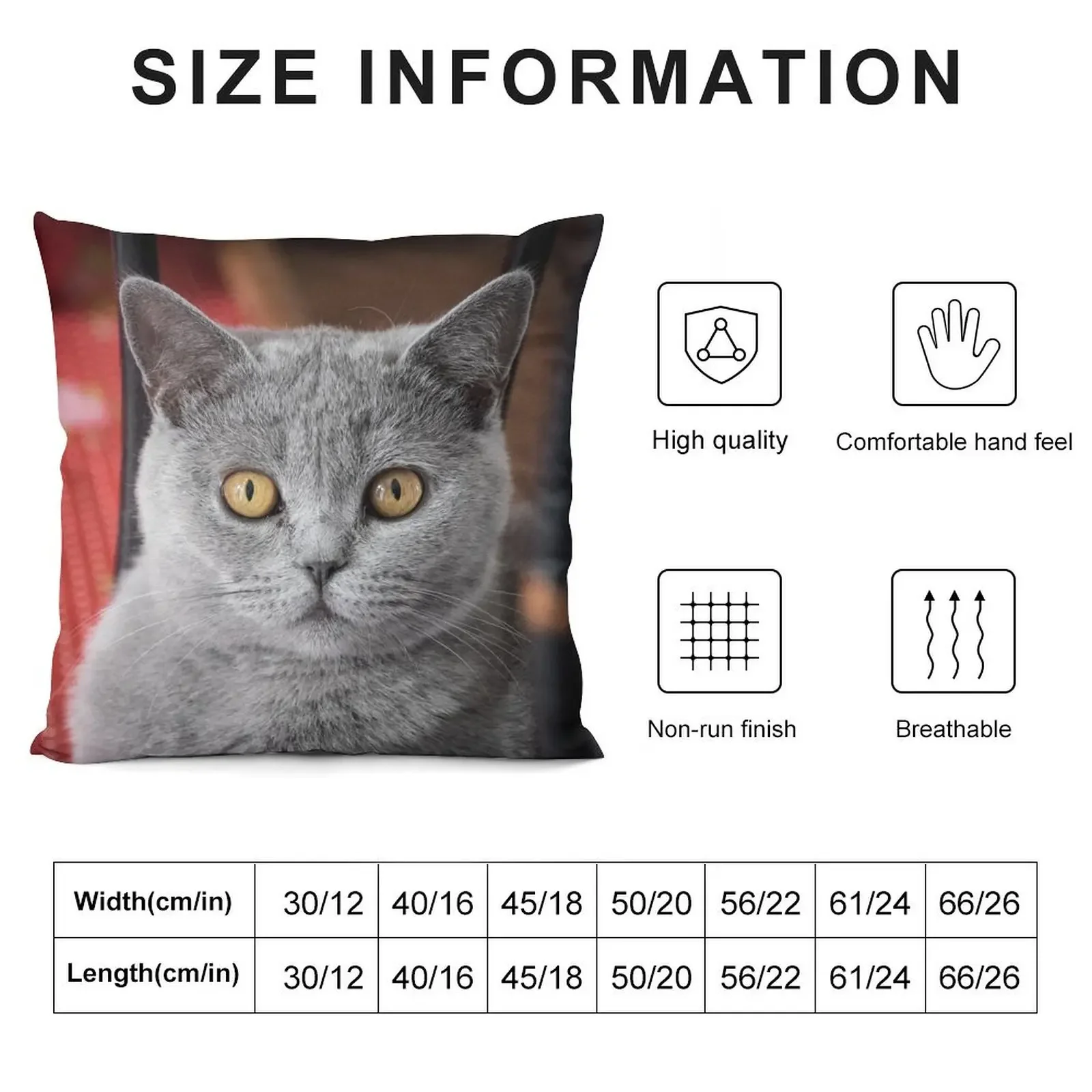 British Shorthair Cat Throw Pillow home decor items luxury sofa pillows pillow