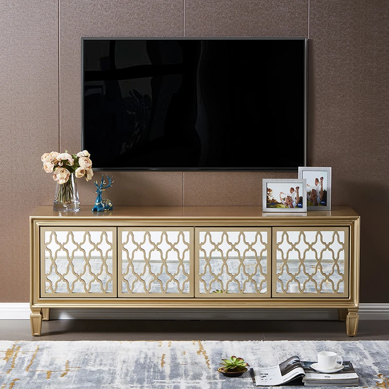 

Nordic living room TV cabinet minimalist small household narrow bedroom master bedroom American light luxury TV cabinet