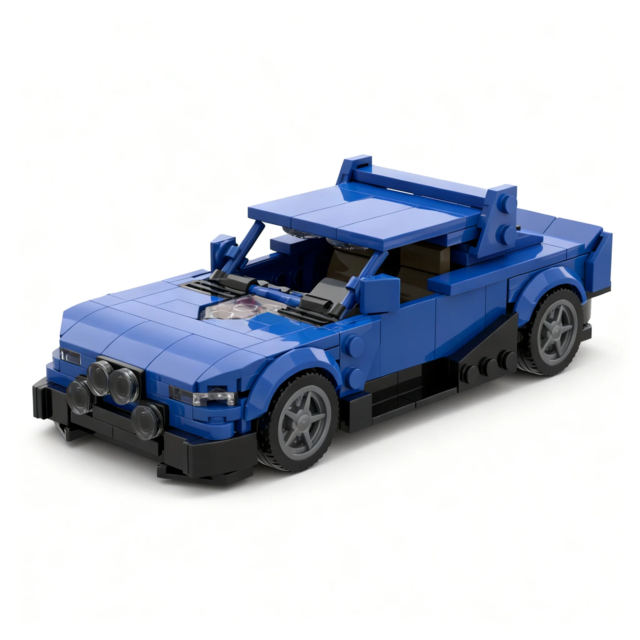 302pcs MOC City Champions Hot Wheels Rally CAT Model Building Blocks Toy Architecture Christmas Gift Birthday Brick DIY Creative