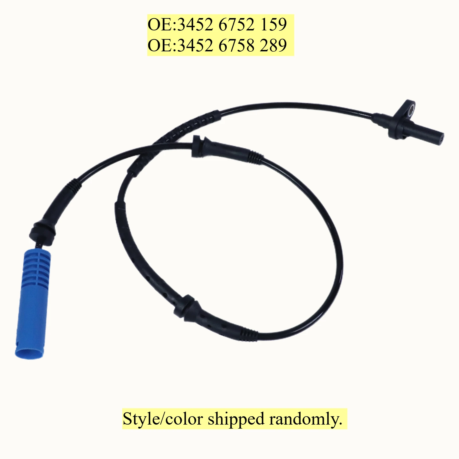 Car Front Left Right ABS Wheel Speed Sensor for BMW E65 E66 730d 735i 740d 745i 735Li 745Li 760Li, 34526752159, 34526758289