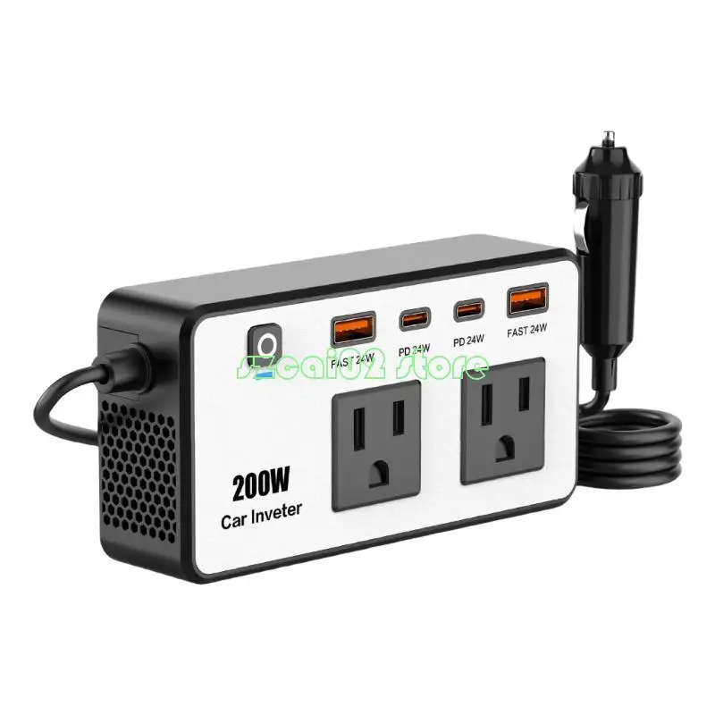 

400B 200W Power Converter for Essential Electronics During Travel Outdoor Adventures