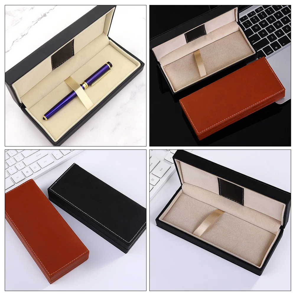 

Multi-Function PU Pen Box Decorative Compact Pen Gift Case Exquisite Delicate Organizer for Pens Gift Accessory