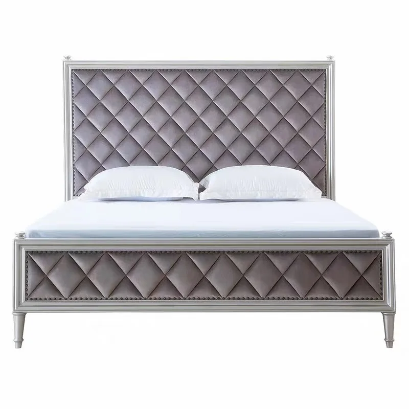 #Modern Luxury Home Furniture Super King & Full Size Bedroom Set with Wooden Beds Elegant Bed Room Furniture