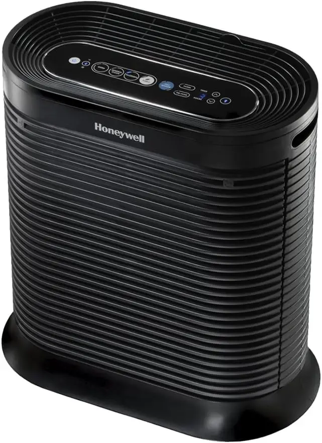 Air Purifier, Airborne Allergen Reducer for Large Rooms (310 sq ft), Black