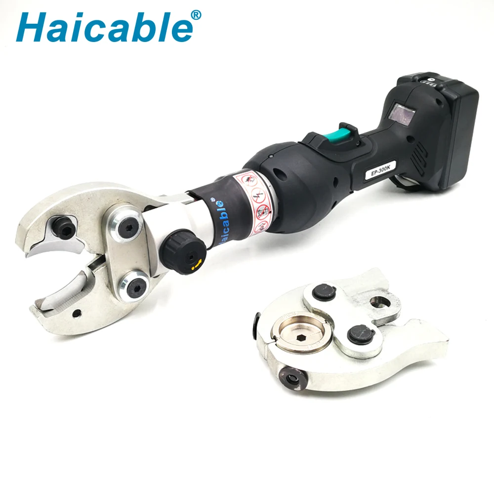 Power Crimping Tool EP-300KT Electric Cable Wire Cutting Crimping Pliers