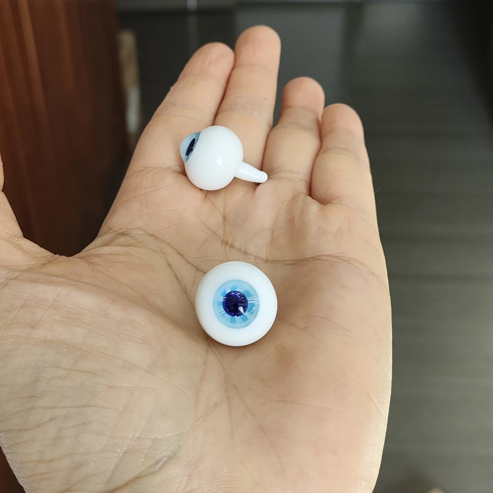 인형 액세서리 장난감 눈 16mm msd yosd sd bjd 인형 유리 눈구슬 블루 컬러 JD01