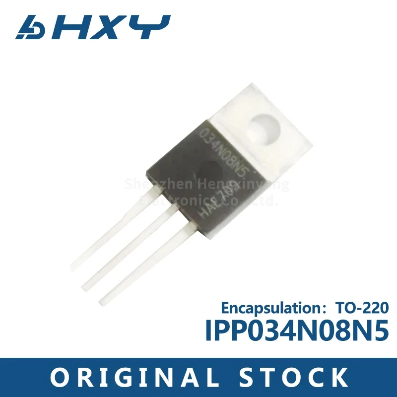 10PCS   In-line IPP034N08N5 034N08N5 TO220 80V 120A MOS FET