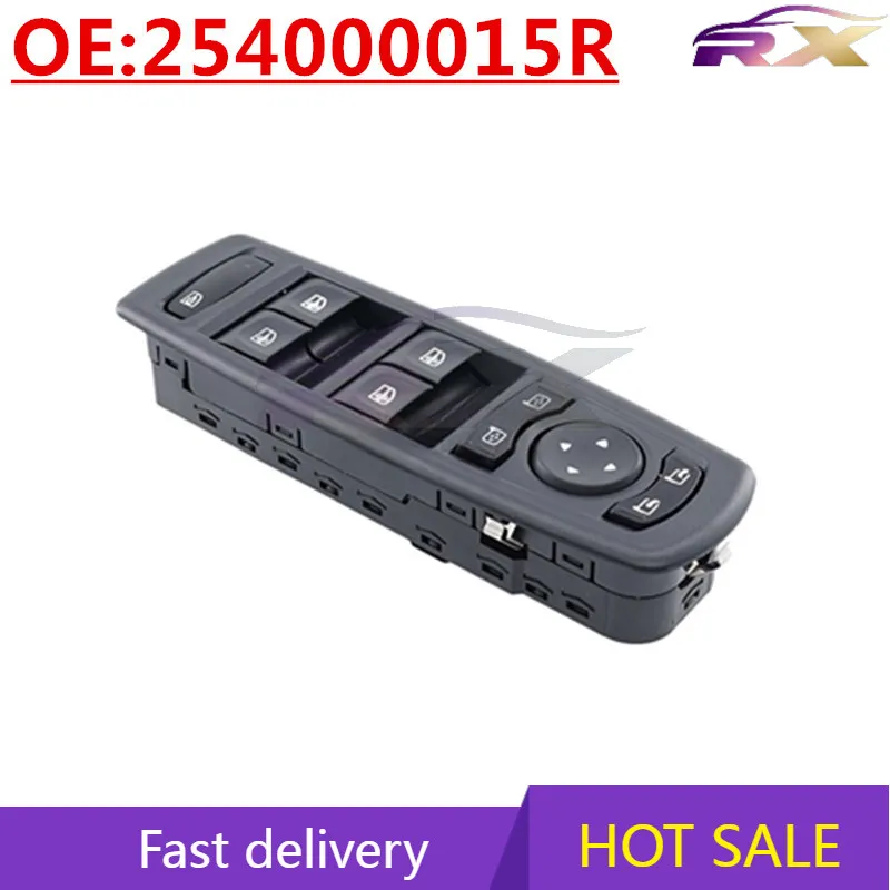 

OEM:254000015R Auto Accessories Glass Lifter Switch Power Window Control Switch For Renault Megane