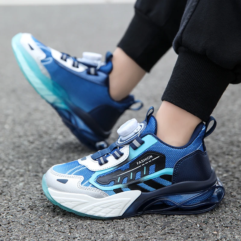 New Children Casual Shoes Four Seasons Kids Mesh Sneaker Non-slip Basketball Sports Shoes Boys Girls Sneaker Outdoor Shoes