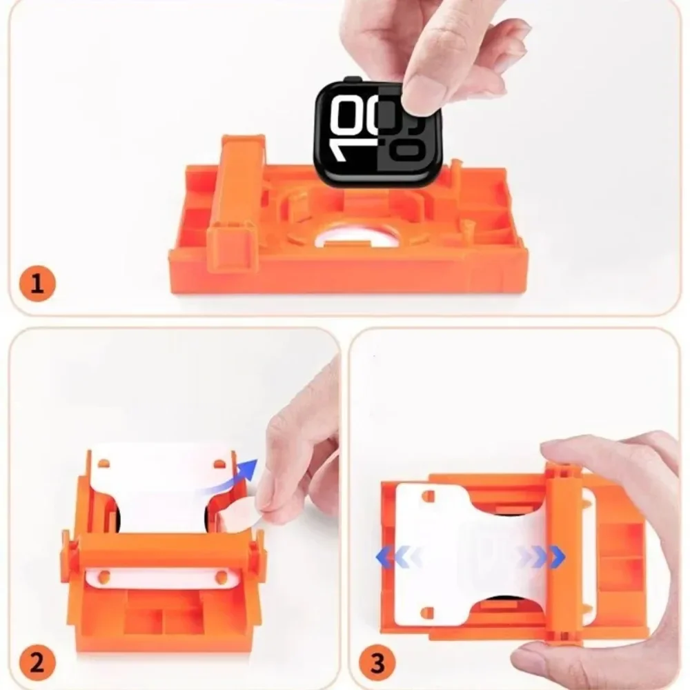 3/1 szt. Łatwy w montażu ochraniacz ekranu do Apple Watch SE 3 2 1 40MM 44MM, elastyczna folia PMMA do IWatch Se/Se2/Se3, nie szkło