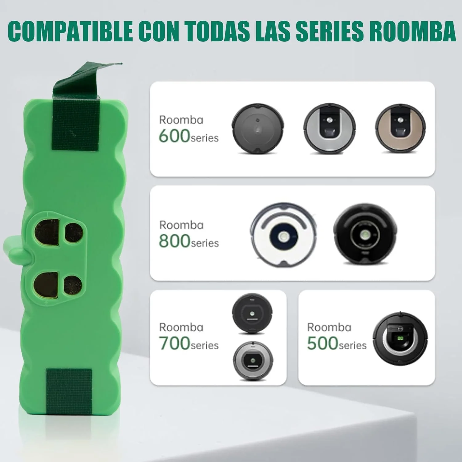 14.4 فولت 6400 مللي أمبير ل اي روبوت رومبا 500 بطارية ل رومبا 500 600 700 800 890 880 870 860 790 7800 سلسلة بطارية المكنسة الكهربائية