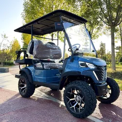 New Design CE Approved Speaker System 2+2 Seater Sightseeing Bus Club Cart Electric Golf Buggy Hunting Car Electric Golf Cart