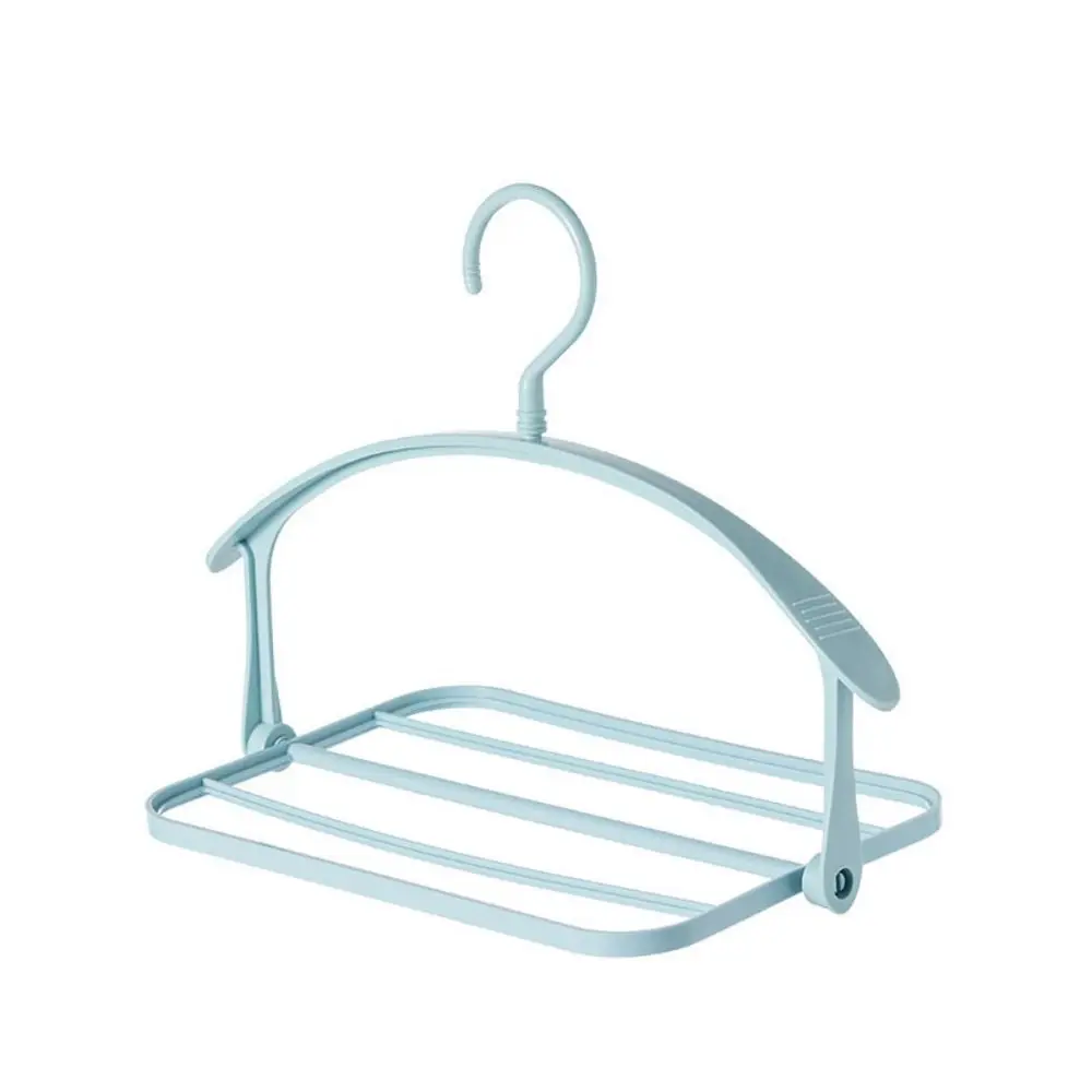 Pants Hangers 5 Layers Metal Slack Magic Hangers  Swing Arm Space Saving Hanger Clothes Closet Storage