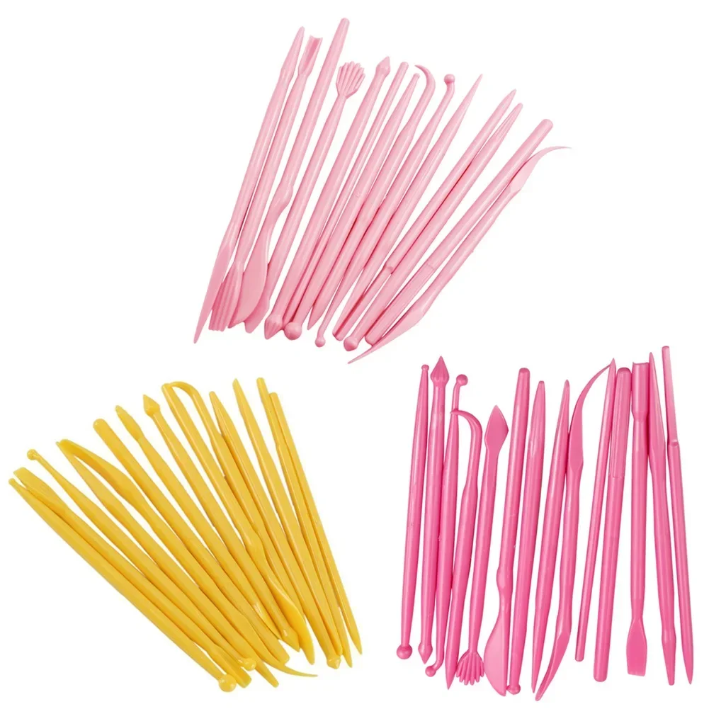 14Pcs/Set Plastic Clay Sculpting Set Wax Carving Pottery Tools Carving Sculpture Shaper Polymer Modeling Clay Tools image 2