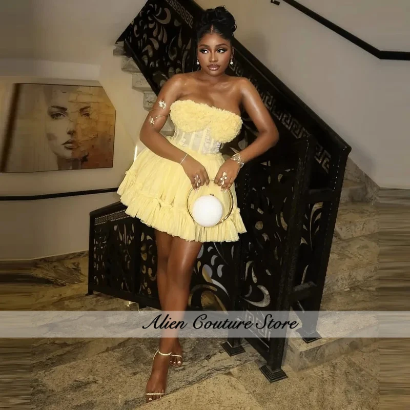 

Sexy A Line Short Ball Gown Prom Dress 2026 Mini Cocktail Dress Girl Summer Homecoming Birthday Party Dress Customized