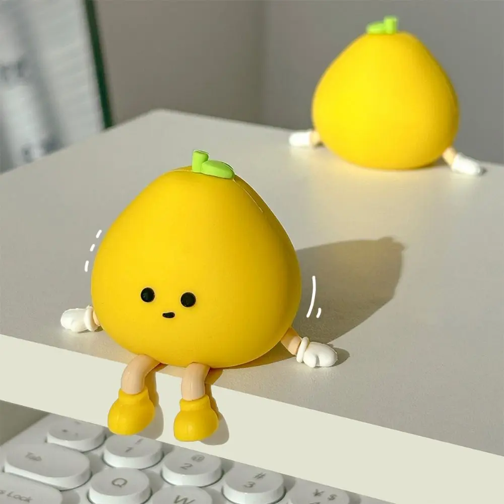 

Hanging Doll Pomelo Ornament Petite Miniature Mini Resin Doll Cartoon Wealth Crafts Cartoon Pomelo Ornaments Desk Decor