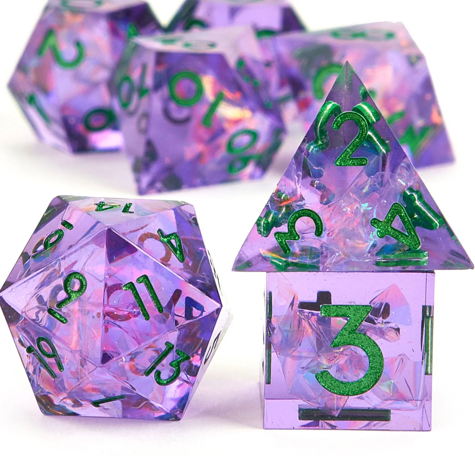 Jeu de dés D&D – Dés en résine à bords tranchants de 7 pièces, dés en or bleu pour donjons et dragons, parfaits pour les jeux RPG et de table 26 Jeu de dés D&D – Dés en résine à bords tranchants de 7 pièces, dés en or bleu pour donjons et dragons, parfaits pour les jeux RPG et de table 26